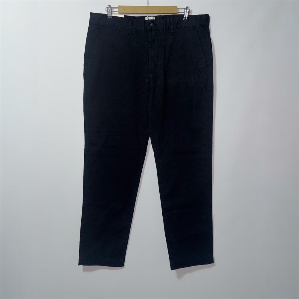 H&M regular fit coupe standard black pants size 36 NWT